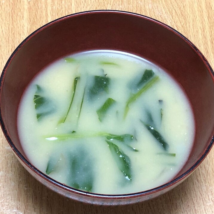 小松菜のお味噌汁